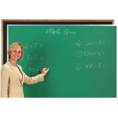AARCO Aarco Products OC3660G Composition Chalkboard Satin Anodized Frame - Green OC3660G